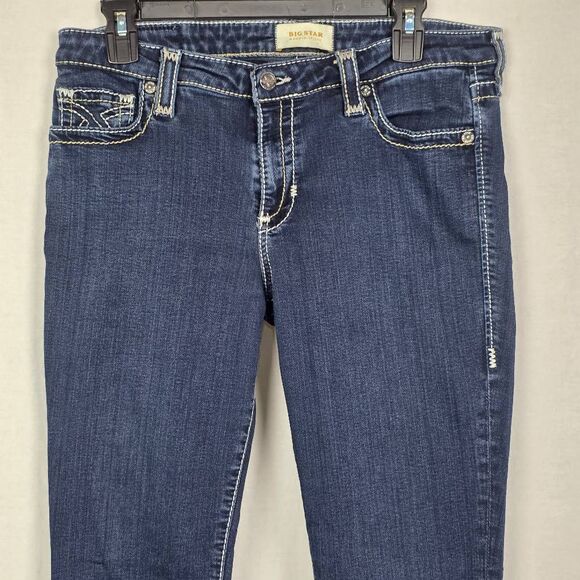Big Star Maddie Skinny Jeans Women’s 32R Dark Wash - Picture 3 of 10